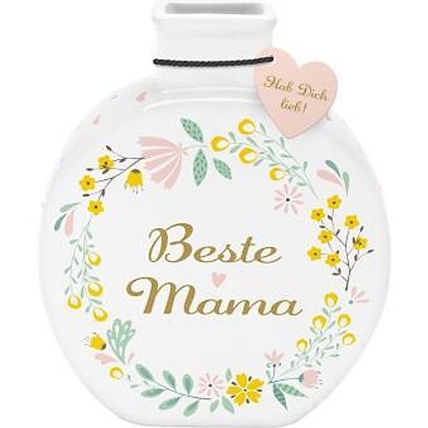 Vase Motiv Beste Mama