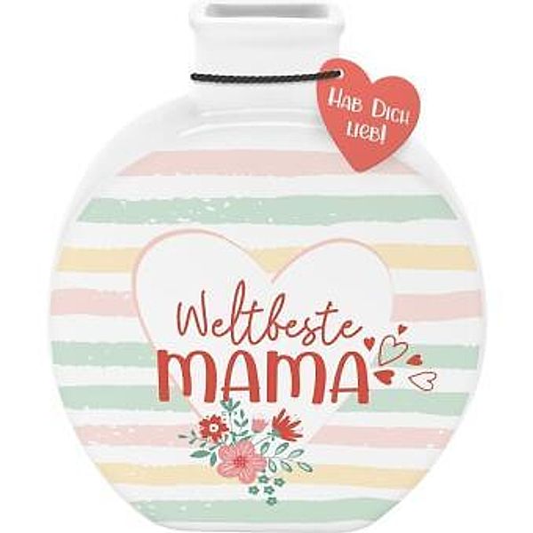 Vase Motiv Weltbeste Mama