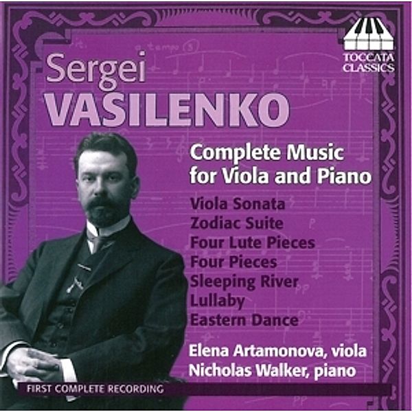 Vasilenko Music For Viola And Piano Cpl., Elena Artamonova, Nicholas Walker