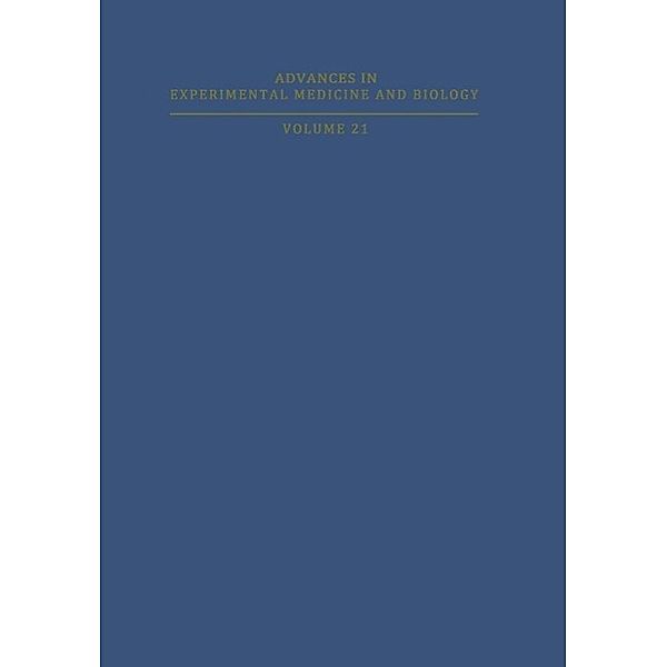 Vasopeptides / Advances in Experimental Medicine and Biology Bd.21