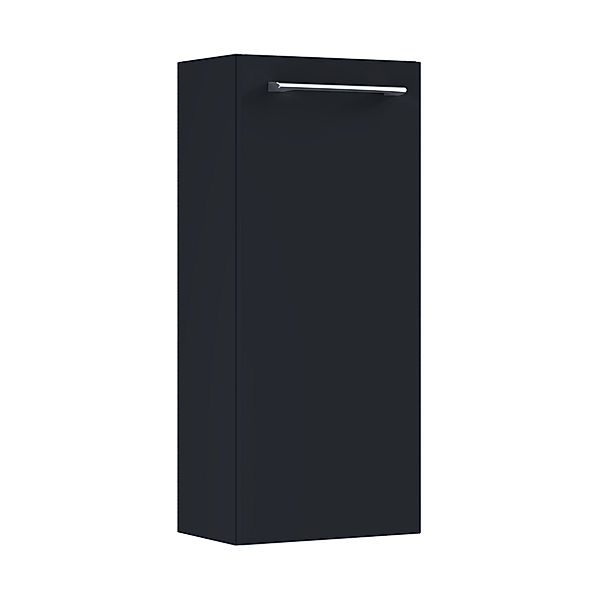 VCM Badschrank Midischrank Badregal Badmöbel Wand Schrank Möbel Tenas H. 75 x B. 35 x T. 22 cm VCM Tenas | Midischrank (Farbe: Schwarz)