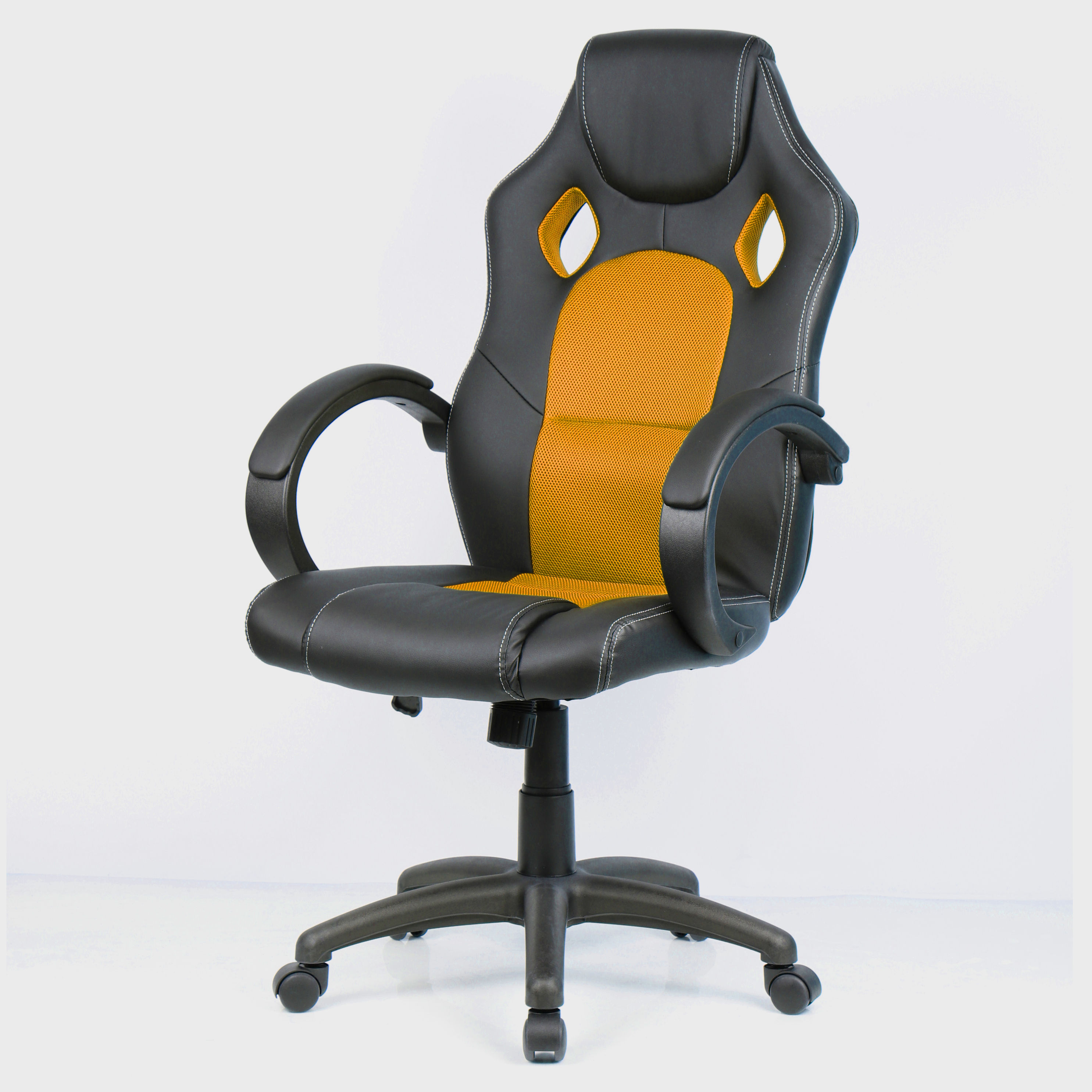 VCM Bürostuhl Drehstuhl Schreibtischstuhl Chefsessel Büro Stuhl Gamer  Racing Stone Farbe: Schwarz Orange | Weltbild.de