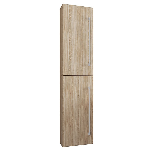 VCM Holz Badmöbel Schrank Badinos (Farbe: Sonoma-Eiche (Sägerau))