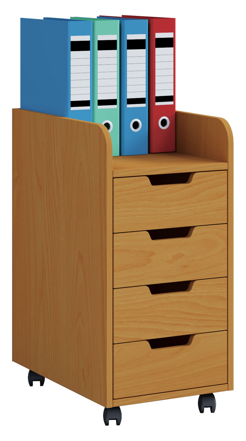 VCM Holz Büroschrank Rollcontainer Konal Maxi mit Schublade Farbe: Buche |  Weltbild.de