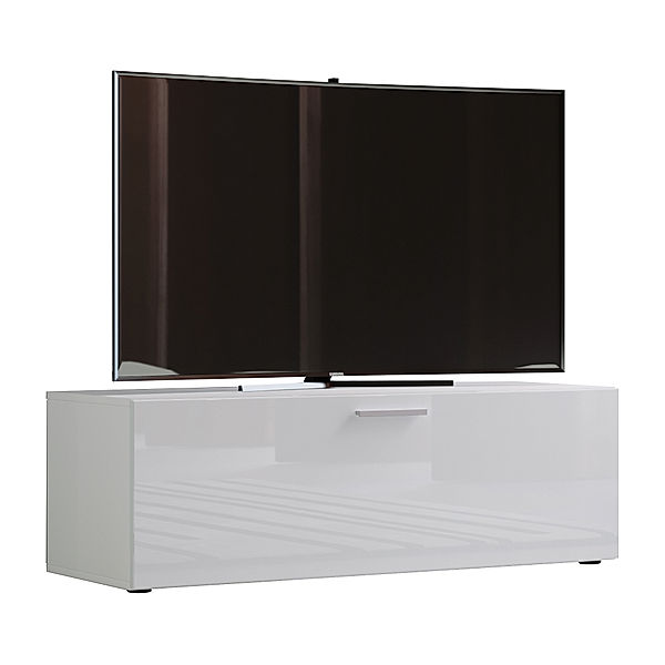 VCM Holz TV Lowboard Fernsehschrank Winalo (Farbe: Weiß, Größe: 95)