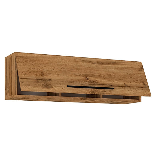 VCM Holz Wandregal Hängeregal Wandschrank Klappschrank Arila L (Farbe: Honig-Eiche)