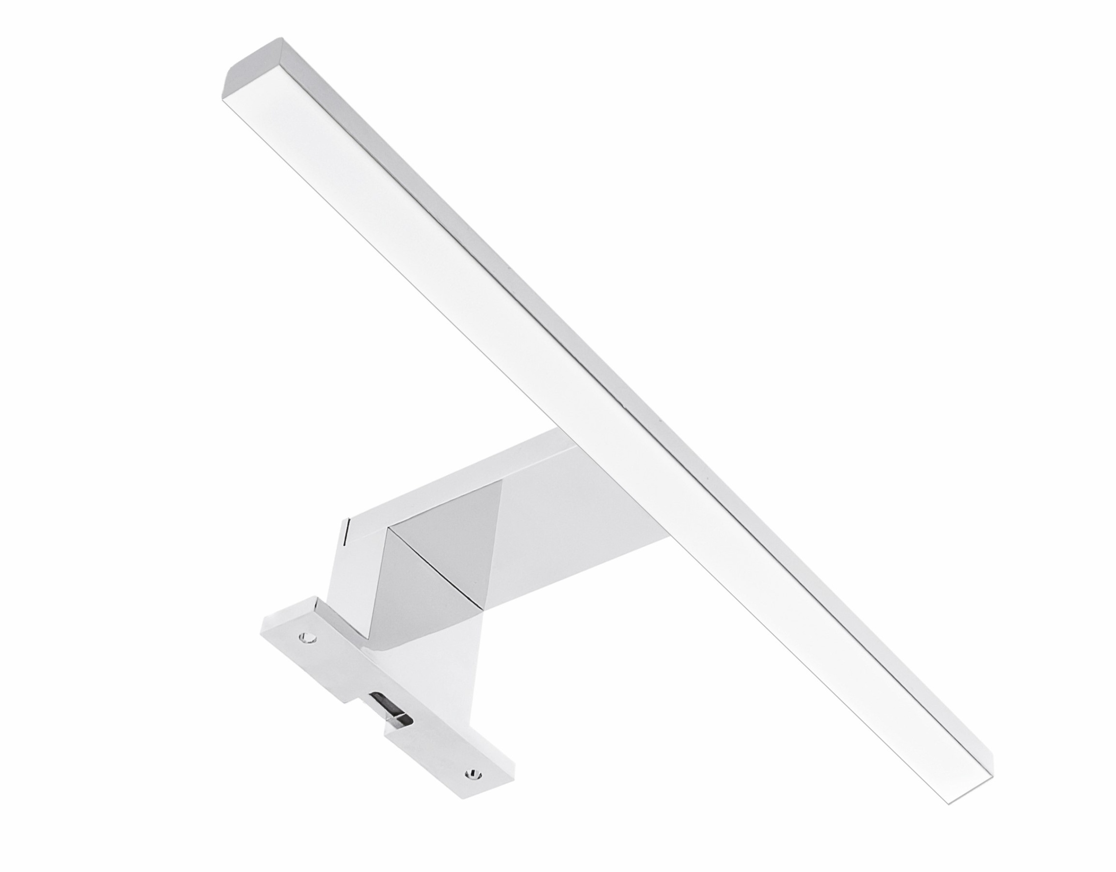 VCM LED Aufbau Lampe Beleuchtung Badmöbel Spiegel Licht Blino Farbe: Silber