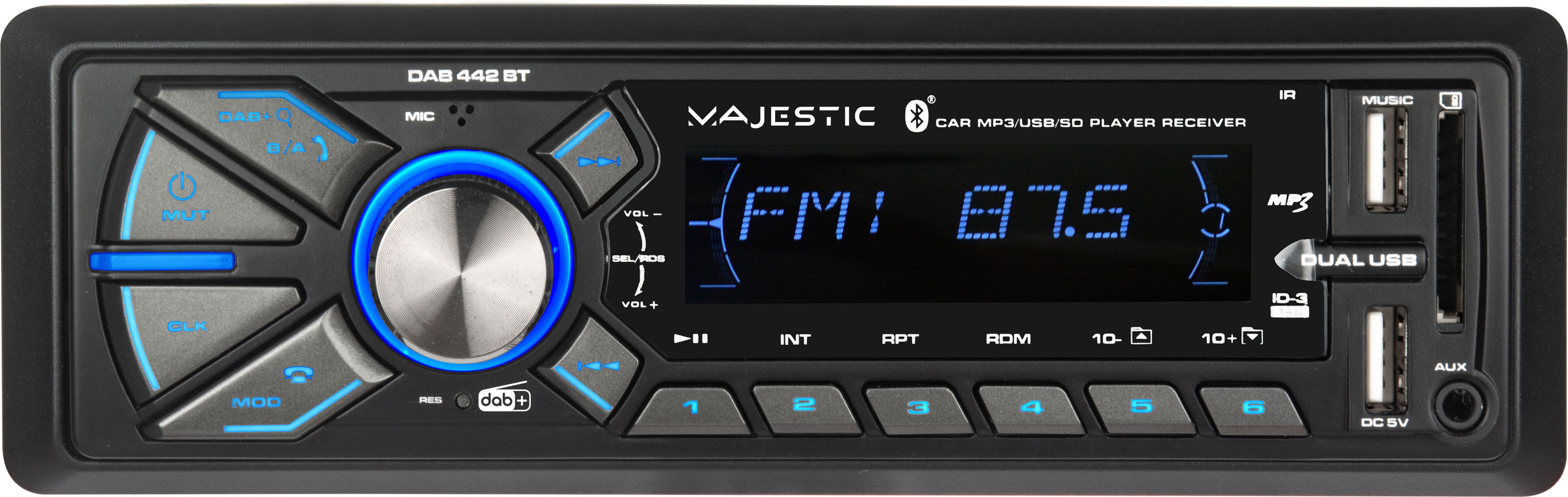 VCM Majestic Autoradio RDS Stereo DAB+ PLL, Bluetooth, Dual-USB, SD  AUX-IN-Eingänge DAB 442 BT | Weltbild.de