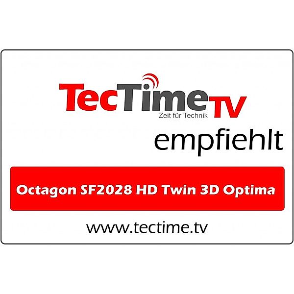 VCM Octagon SF 2028 HD Twin Receiver Optima schwarz (DVB-S2 & DVB-T2/C)