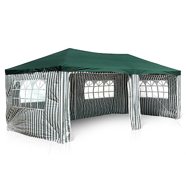 VCM Pavillon Partyzelt Raucherzelt GRÜN 3x6m (Farbe: Grün)