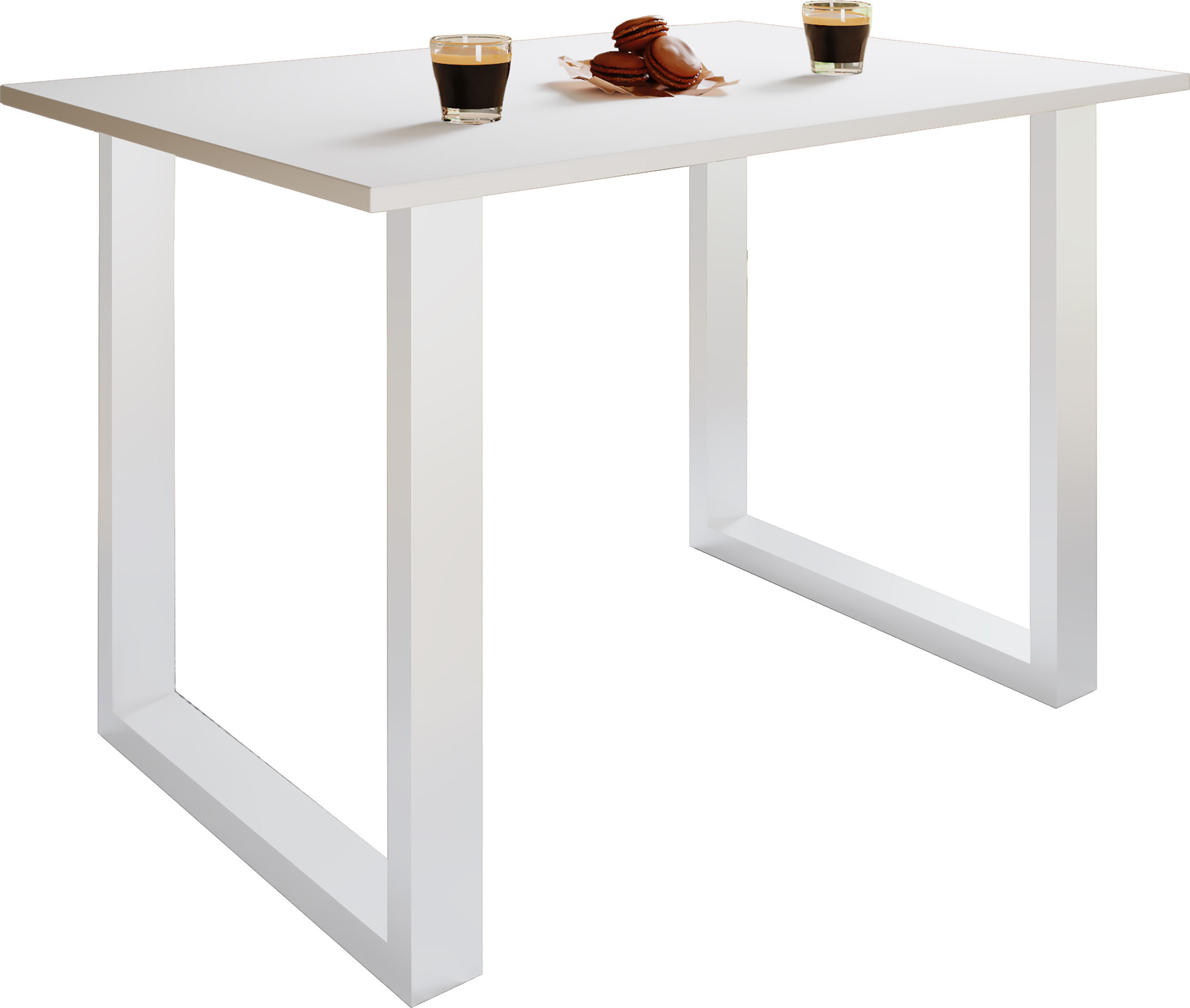 VCM Premium Esszimmertisch Esstisch Tisch Xona U Weiß Farbe: Weiß, 80 x 50  cm | Weltbild.de