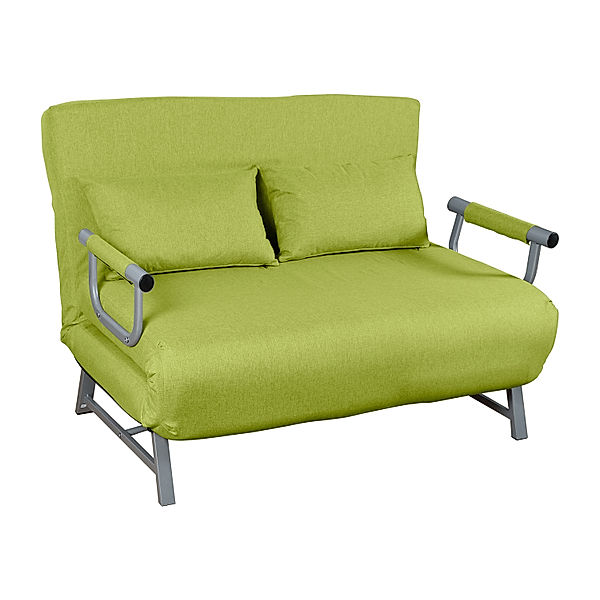 VCM Schlafsofa Couch Kolino mit Schlaffunktion (Farbe: Grün)