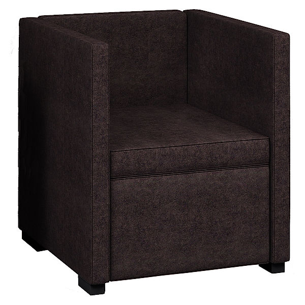 VCM Sessel Sofa Clubsessel Loungesessel Cocktailsessel Rulas Stoff Farbwahl VCM Sessel Rulas (Farbe: Braun)