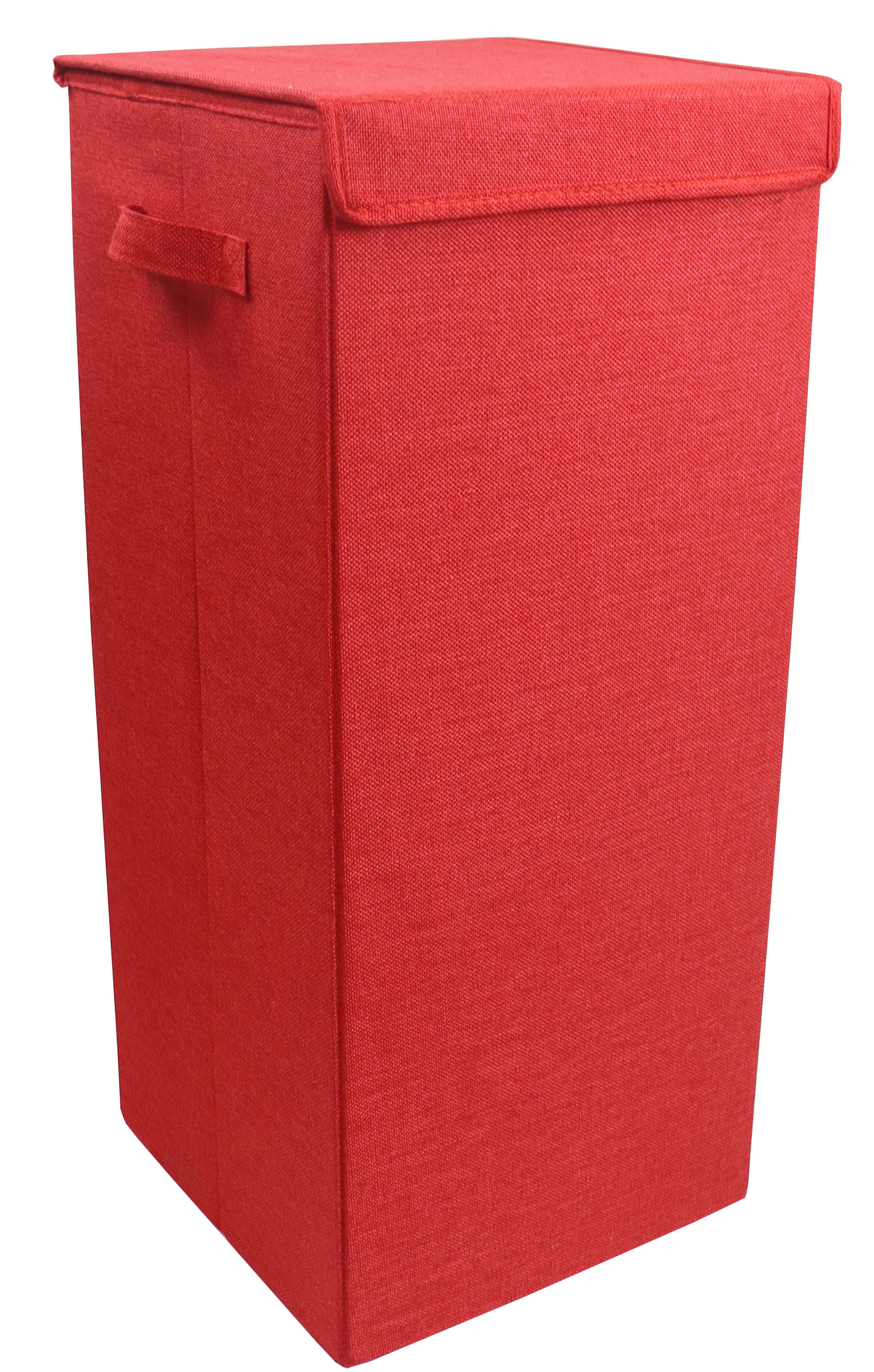 VCM Wäschekorb Wäschebox Stoffbox mit Deckel Dreso L Farbe: Rot |  Weltbild.de