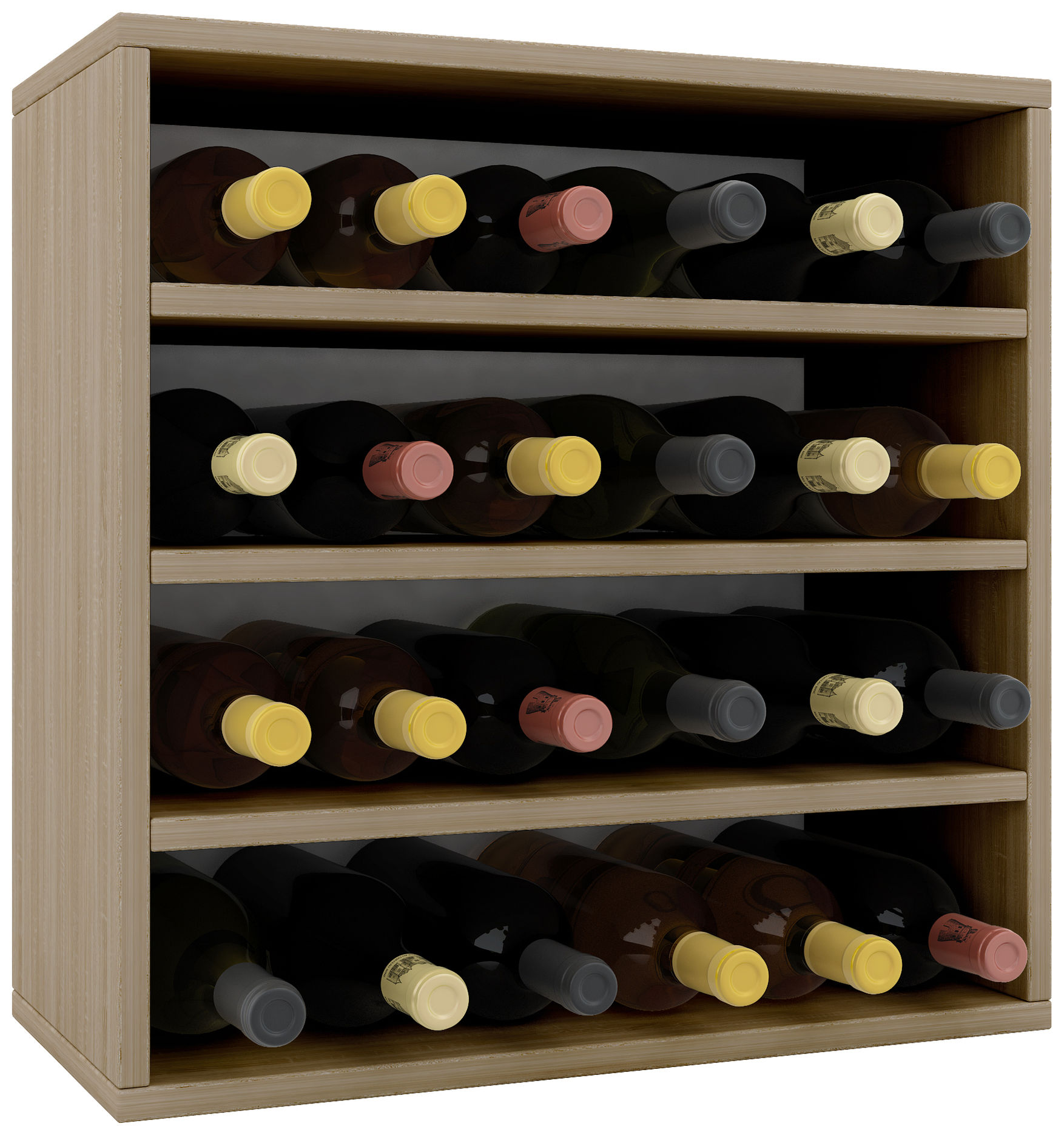 VCM Wein-Regalserie Regal Weinregal Weinschrank Weinflaschen Schrank Holz  Würfel Flaschen Aufbewahrung Weino VCM Weinregal-Serie Weino Farbe: Weino  lV: Sonoma-Eiche | Weltbild.de