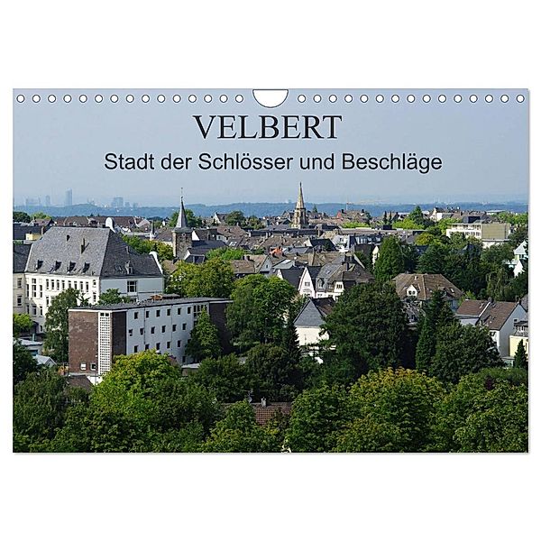 Velbert - Stadt der Schlösser und Beschläge (Wandkalender 2024 DIN A4 quer), CALVENDO Monatskalender, Klaus Fröhlich