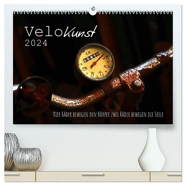 Velo Kunst (hochwertiger Premium Wandkalender 2024 DIN A2 quer), Kunstdruck in Hochglanz, Andreas Marutschke