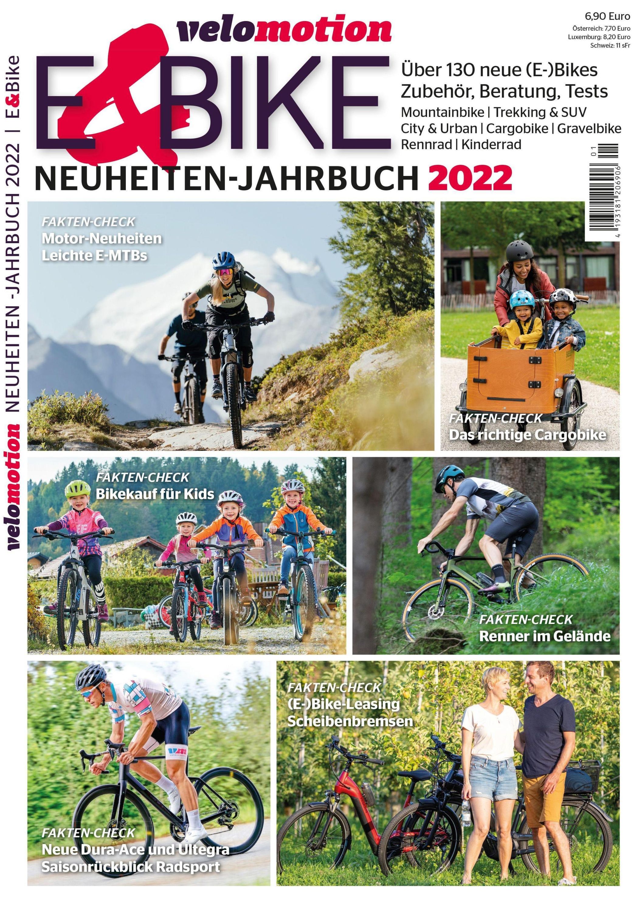 Velomotion E-Bike Neuheiten-Jahrbuch 2022 Buch 