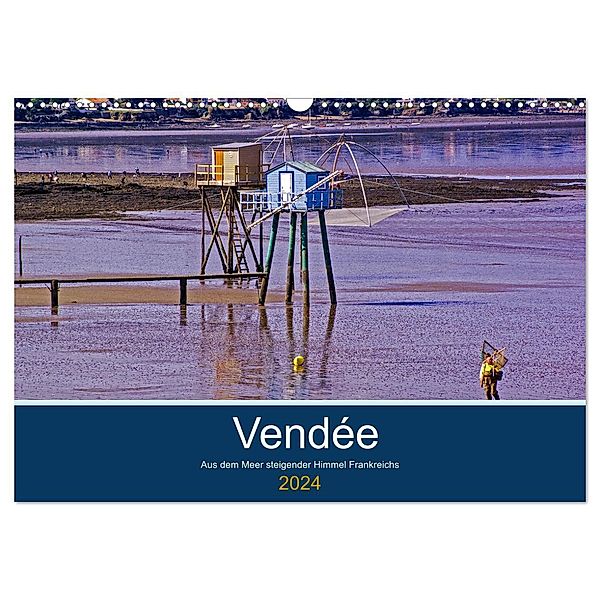 Vendée Aus dem Meer steigender Himmel Frankreichs (Wandkalender 2024 DIN A3 quer), CALVENDO Monatskalender, Kristen Benning