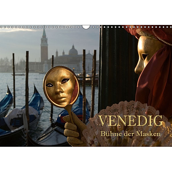 Venedig - Bühne der Masken (Wandkalender 2019 DIN A3 quer), Hans Pfleger