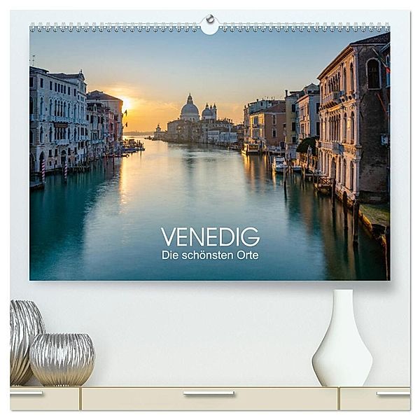 Venedig - Die schönsten Orte (hochwertiger Premium Wandkalender 2024 DIN A2 quer), Kunstdruck in Hochglanz, Stefan Tesmar
