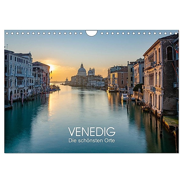 Venedig - Die schönsten Orte (Wandkalender 2024 DIN A4 quer), CALVENDO Monatskalender, Stefan Tesmar