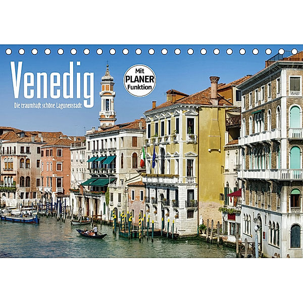 Venedig - Die traumhaft schöne Lagunenstadt (Tischkalender 2019 DIN A5 quer), LianeM