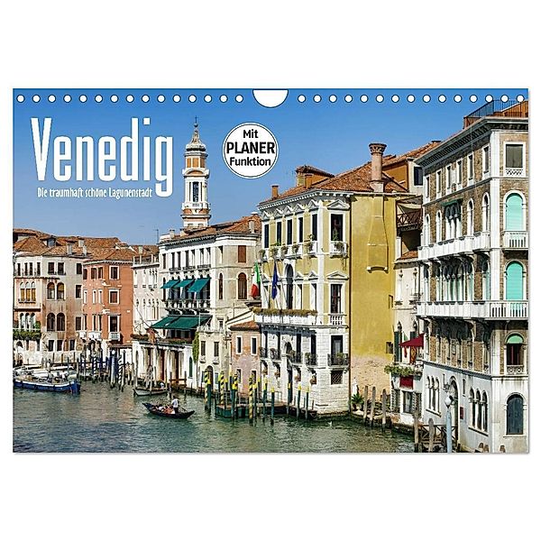 Venedig - Die traumhaft schöne Lagunenstadt (Wandkalender 2025 DIN A4 quer), CALVENDO Monatskalender, Calvendo, LianeM