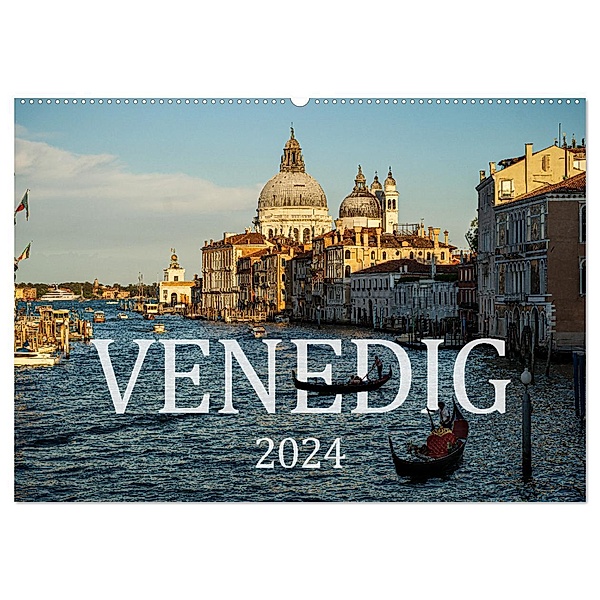 Venedig: Ein Jahr in der Lagunenstadt (Wandkalender 2024 DIN A2 quer), CALVENDO Monatskalender, Calvendo, Julian Moskal