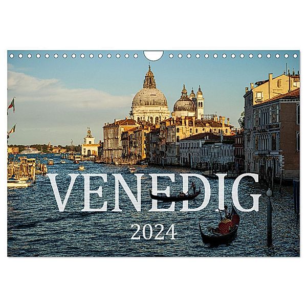 Venedig: Ein Jahr in der Lagunenstadt (Wandkalender 2024 DIN A4 quer), CALVENDO Monatskalender, Calvendo, Julian Moskal