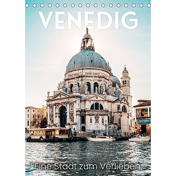 Venedig - Eine Stadt zum Verlieben. (Tischkalender 2022 DIN A5 hoch), SF