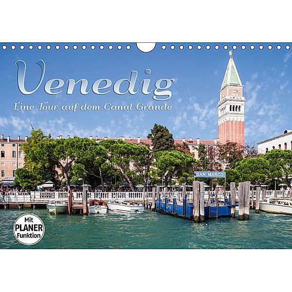 VENEDIG Eine Tour auf dem Canal Grande (Wandkalender 2019 DIN A4 quer), Melanie Viola