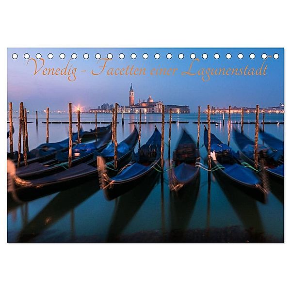 Venedig - Facetten einer Lagunenstadt (Tischkalender 2025 DIN A5 quer), CALVENDO Monatskalender, Calvendo, Jean Claude Castor I 030mm-photography