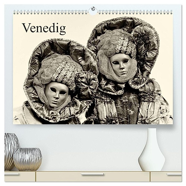 Venedig (hochwertiger Premium Wandkalender 2024 DIN A2 quer), Kunstdruck in Hochglanz, Ralf Pfeiffer