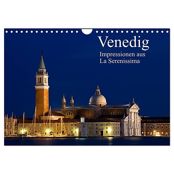 Venedig - Impressionen aus La Serenissima (Wandkalender 2024 DIN A4 quer), CALVENDO Monatskalender, Juergen Schonnop