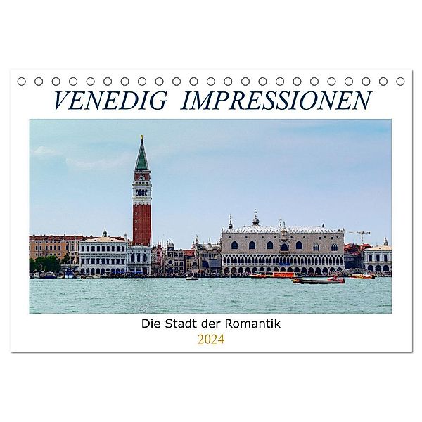 Venedig Impressionen (Tischkalender 2024 DIN A5 quer), CALVENDO Monatskalender, Aneta Zofia Brinker