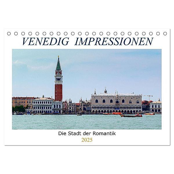 Venedig Impressionen (Tischkalender 2025 DIN A5 quer), CALVENDO Monatskalender, Calvendo, Aneta Zofia Brinker