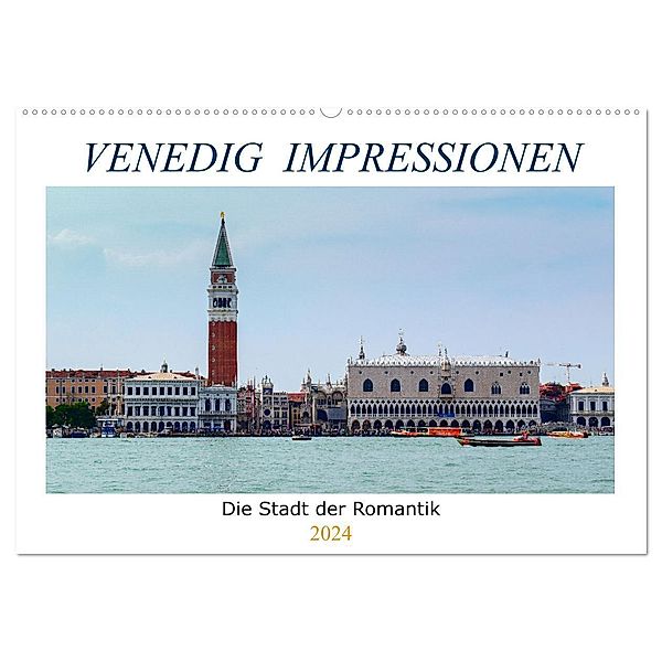 Venedig Impressionen (Wandkalender 2024 DIN A2 quer), CALVENDO Monatskalender, Aneta Zofia Brinker