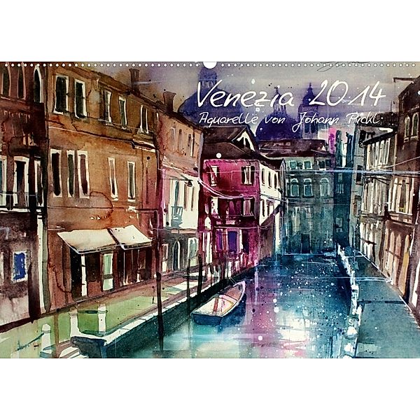 Venedig in Aquarell (Wandkalender 2014 DIN A2 quer), Johann Pickl