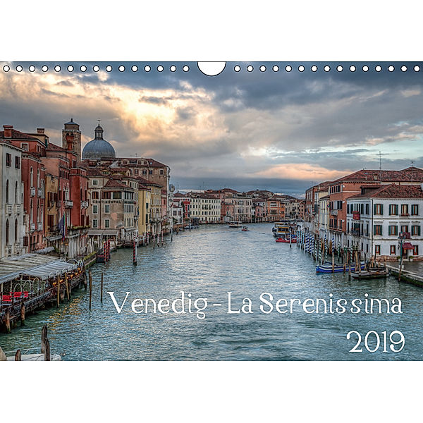 Venedig - La Serenissima 2019 (Wandkalender 2019 DIN A4 quer), Sascha Haas