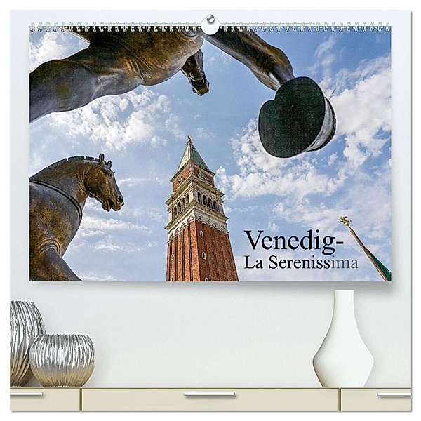 Venedig - La Serenissima (hochwertiger Premium Wandkalender 2024 DIN A2 quer), Kunstdruck in Hochglanz, Lothar R. Hentschel