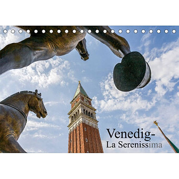 Venedig - La Serenissima (Tischkalender 2022 DIN A5 quer), Lothar R. Hentschel