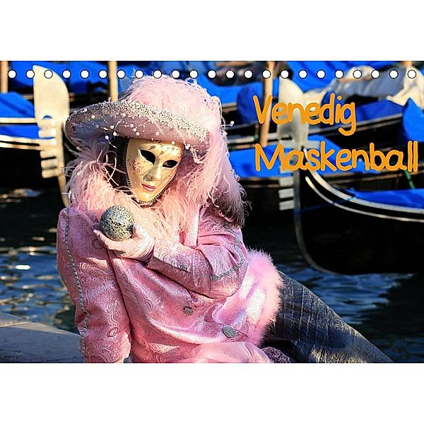 Venedig Maskenball (Tischkalender 2023 DIN A5 quer), Joachim Hasche Fotografie