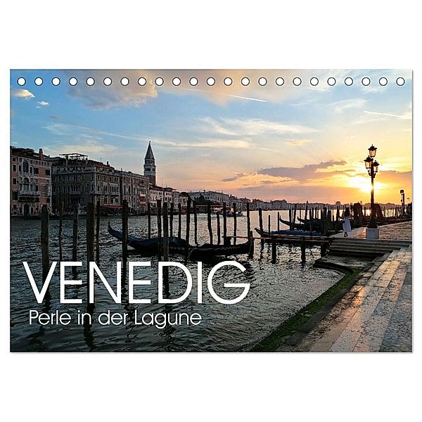 Venedig - Perle in der Lagune (Tischkalender 2025 DIN A5 quer), CALVENDO Monatskalender, Calvendo, Michael Stuetzle