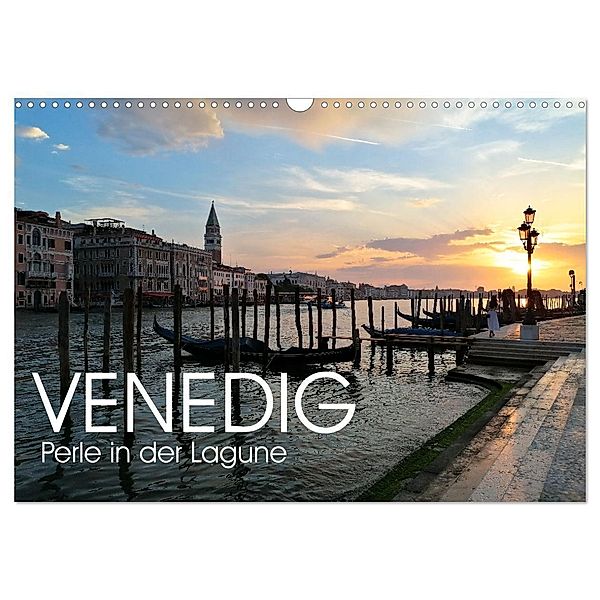 Venedig - Perle in der Lagune (Wandkalender 2024 DIN A3 quer), CALVENDO Monatskalender, Michael Stuetzle
