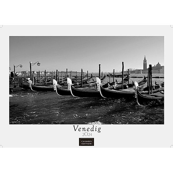 Venedig schw.-weiss 2024 S 50x35cm