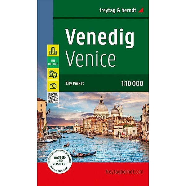 Venedig, Stadtplan 1:10.000, freytag & berndt