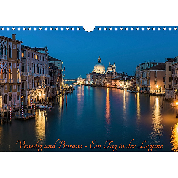 Venedig und Burano - Ein Tag in der Lagune (Wandkalender 2019 DIN A4 quer), Jean Claude Castor