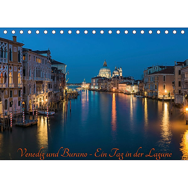 Venedig und Burano - Ein Tag in der Lagune (Tischkalender 2019 DIN A5 quer), Jean Claude Castor