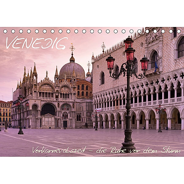 Venedig - Vorkarnevalszeit (Tischkalender 2019 DIN A5 quer), Enrico Caccia